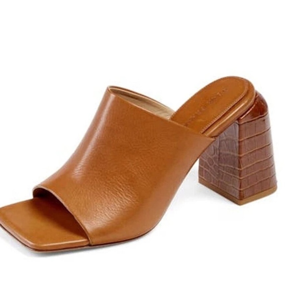 Dear Frances Tan Deri Heel Mules